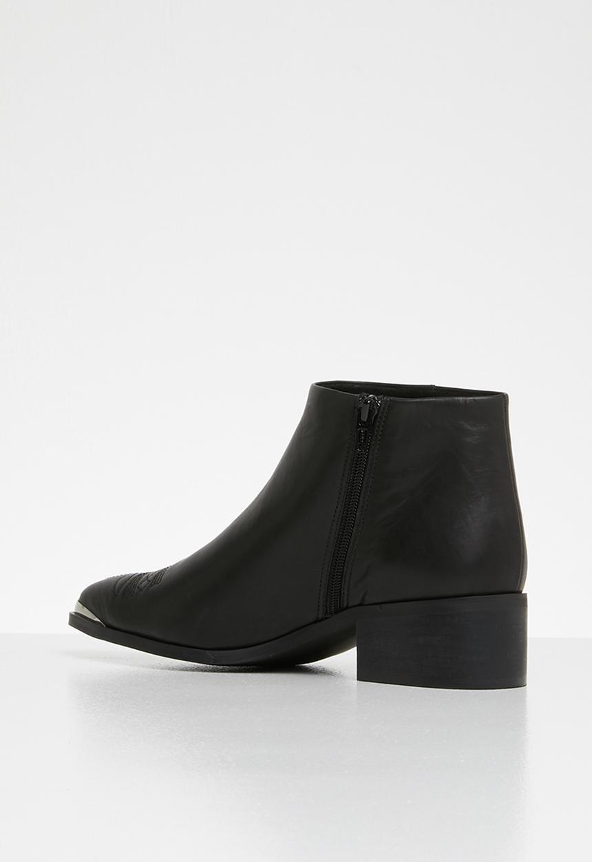 Vero Moda - Bella leather boot - black