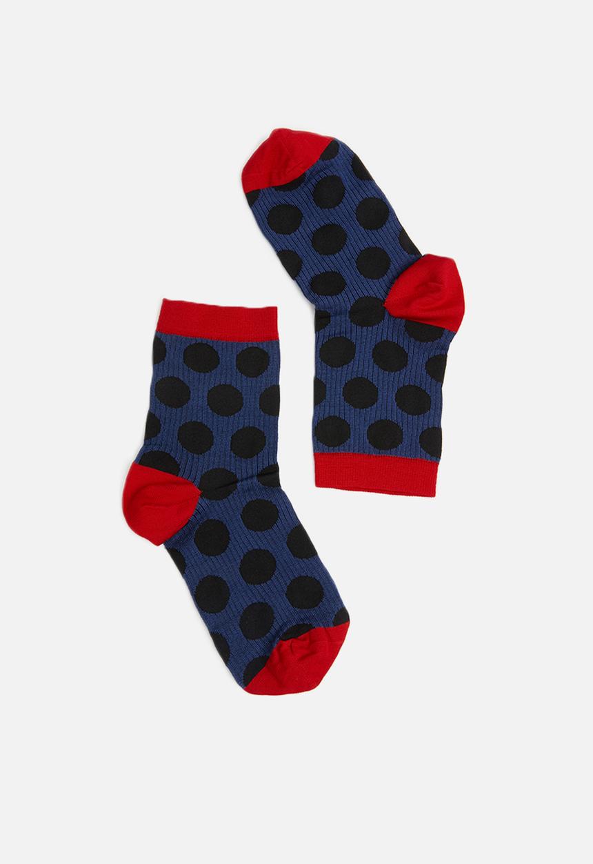 Hysteria - Viktoria ankle sock - navy 