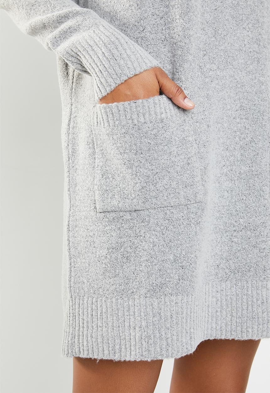 Superbalist - Melange knitwear dress - grey 
