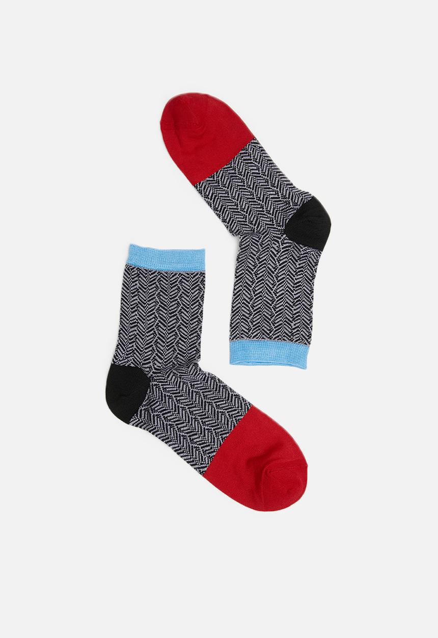 Hysteria - Jill ankle socks - grey