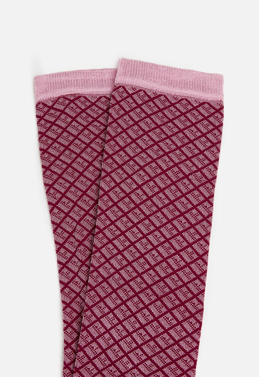 Hysteria - Alma knee high socks - red