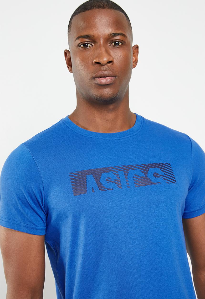 ASICS - Essential diagonal top - blue