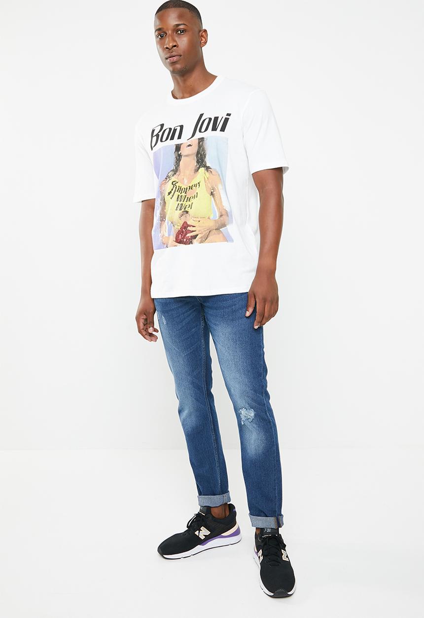 Cotton On - Tbar collaboration short sleeve tee - white