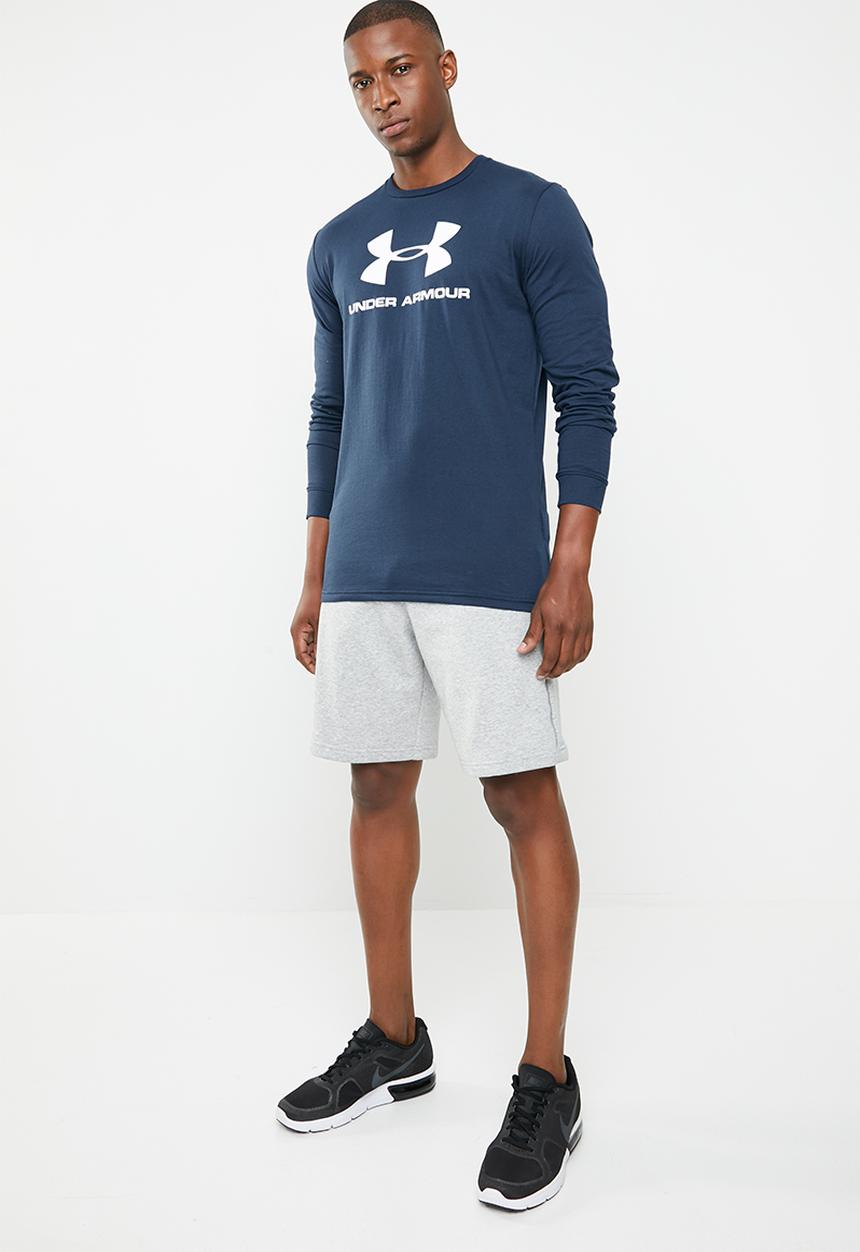 Under Armour - Sportstyle logo LS tee - navy