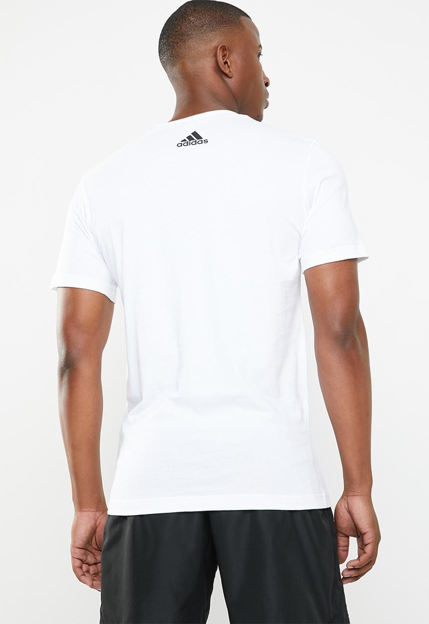 adidas Performance - Tango gr crew ss tee - white & black
