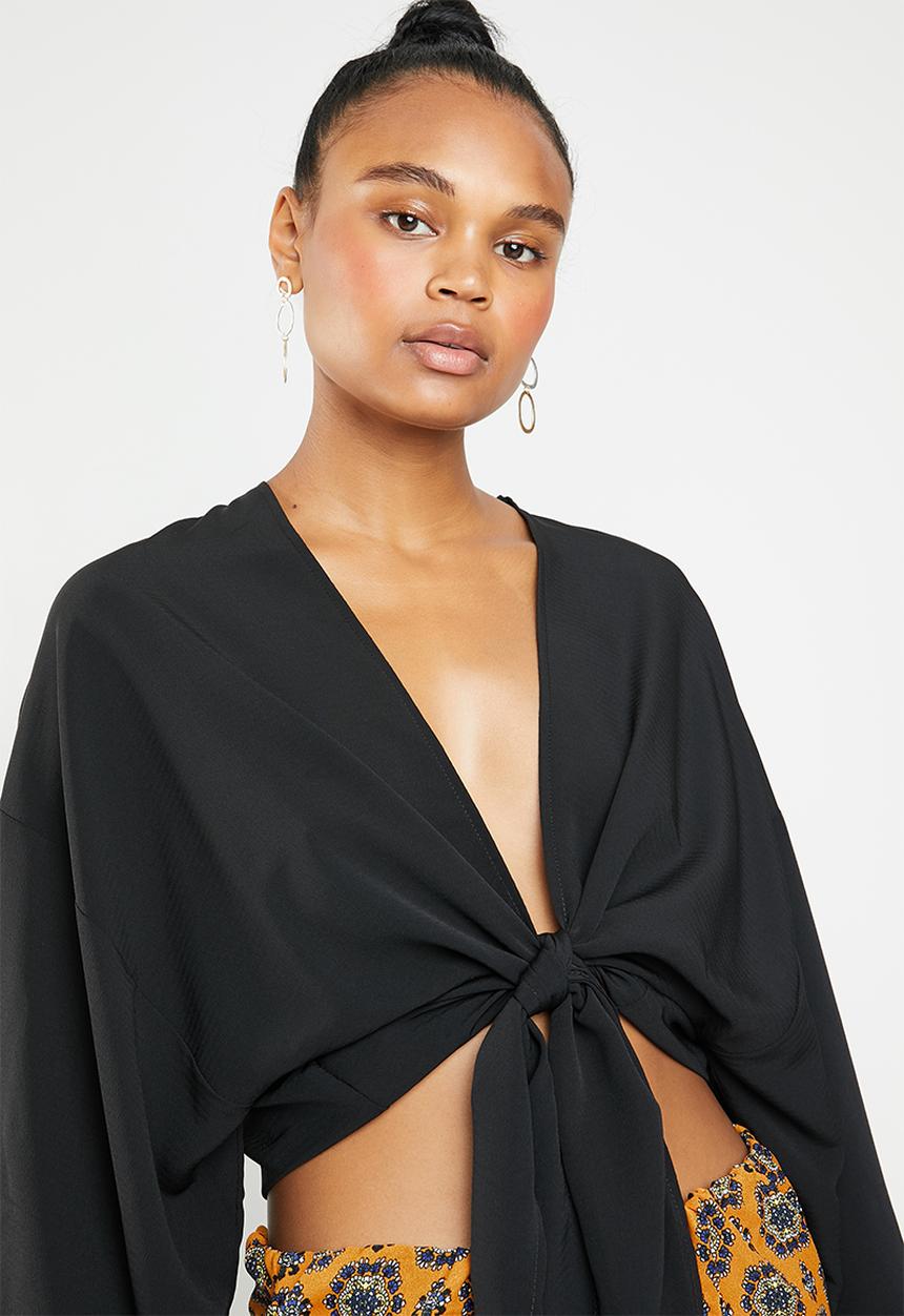 STYLE REPUBLIC - Kimono blouse - black