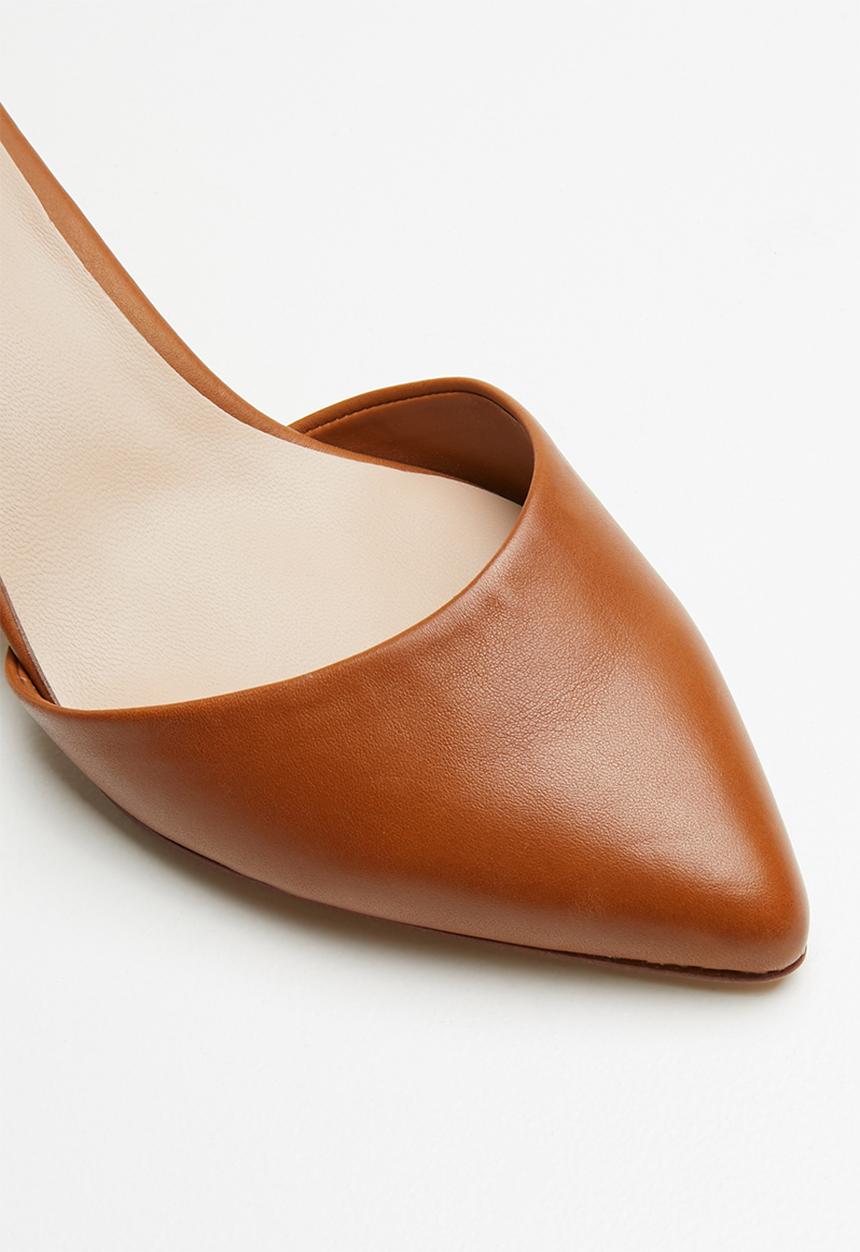 ALDO - Keclya leather heel - tan