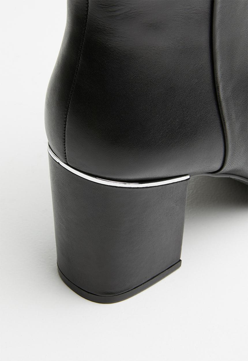 ALDO - Seiria leather ankle boot - black
