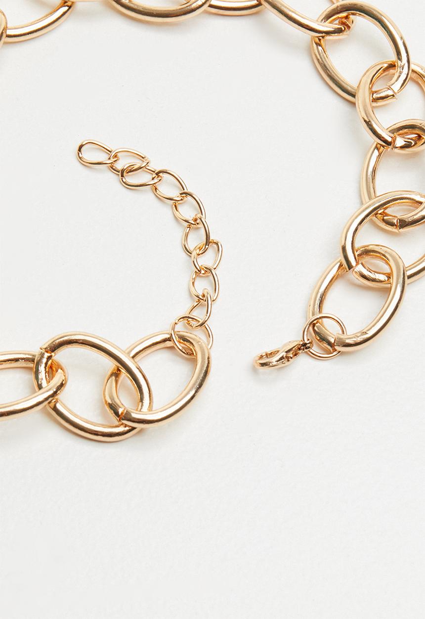 Superbalist - Sejal chain link necklace - gold