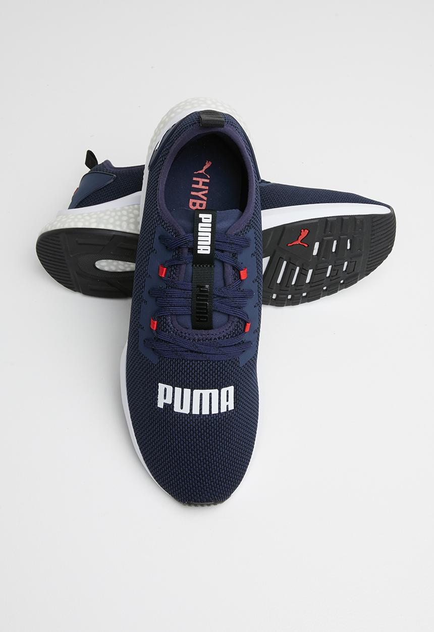 PUMA - Hybrid NX - peacoat-high risk red-Puma white