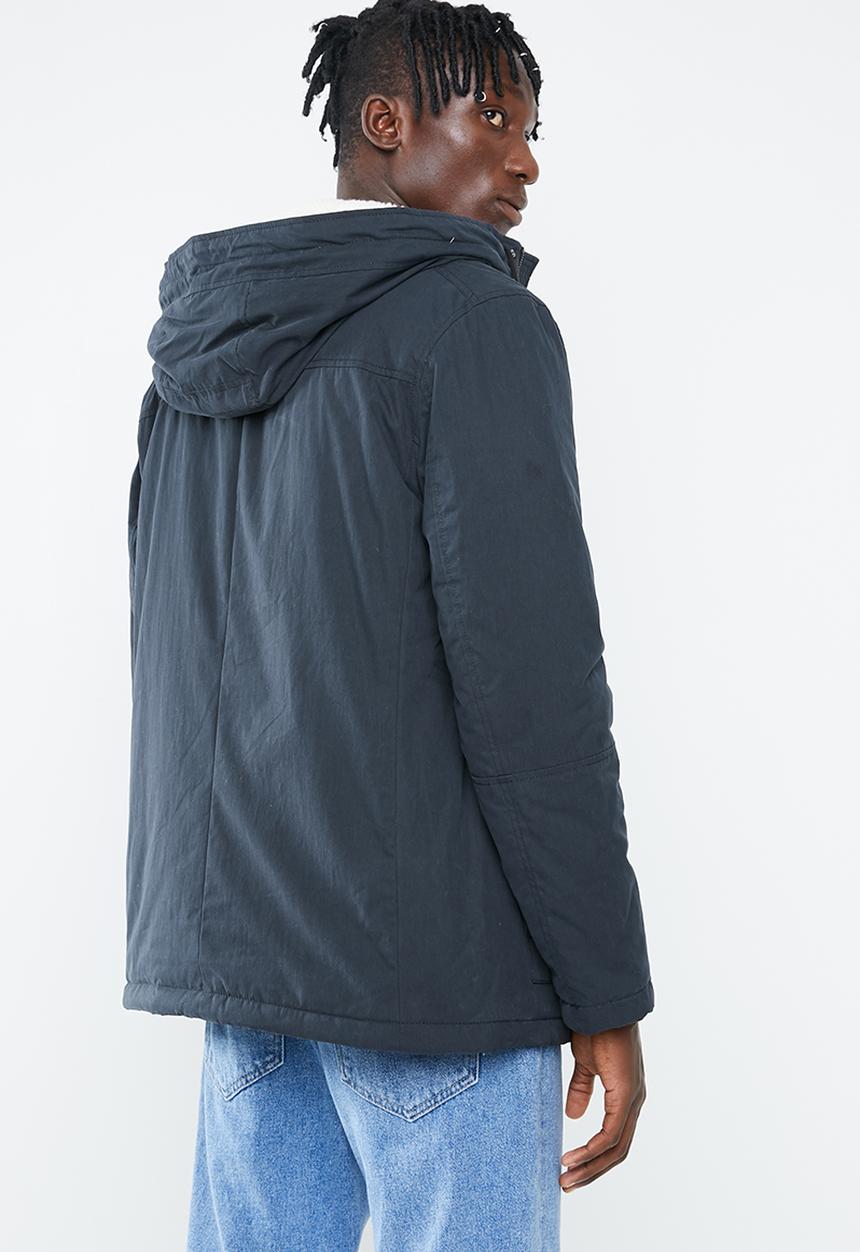 New Look - Mid cotton parka - navy