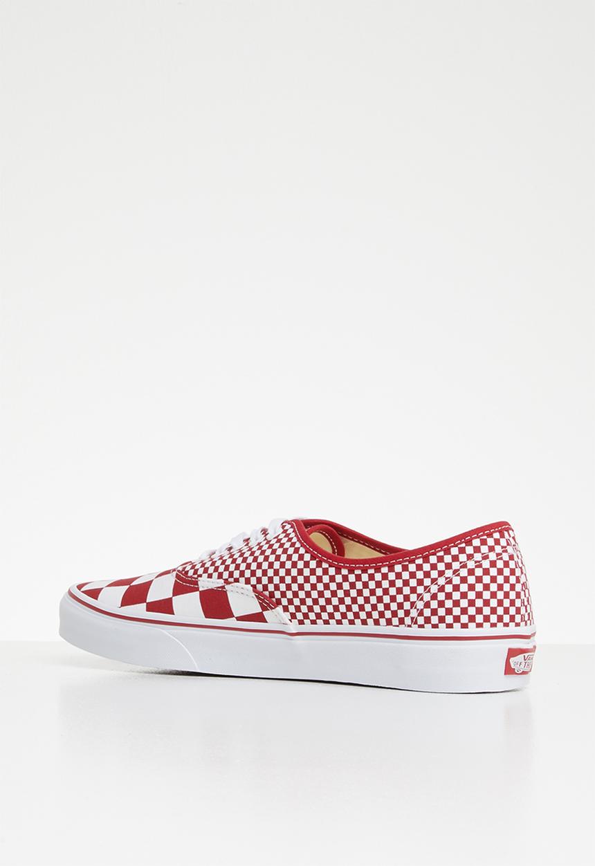 Vans - Authentic - red & white