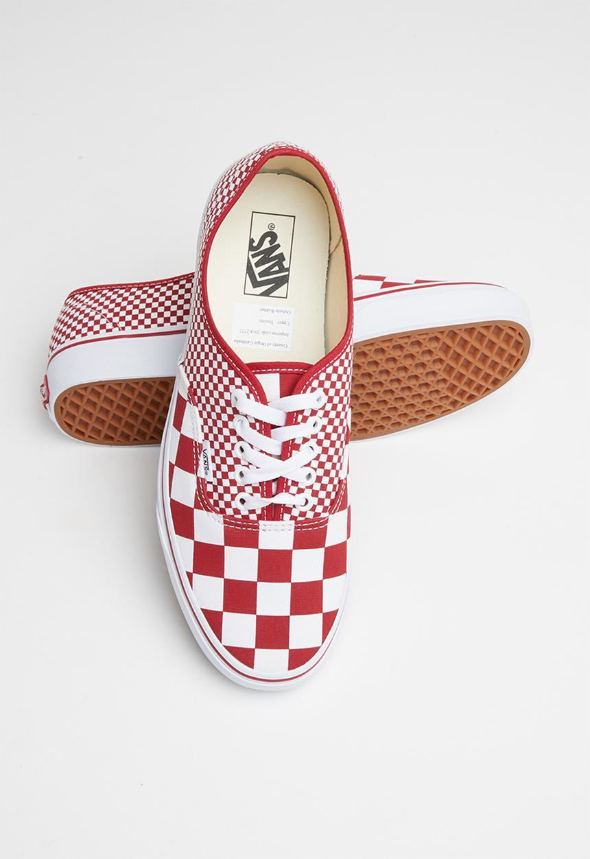 Vans - Authentic - red & white