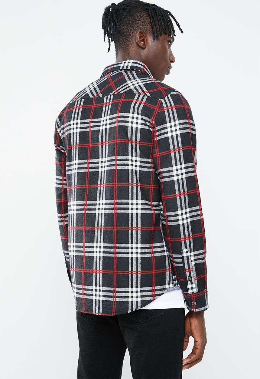 Brave Soul - Enrico shirt - black