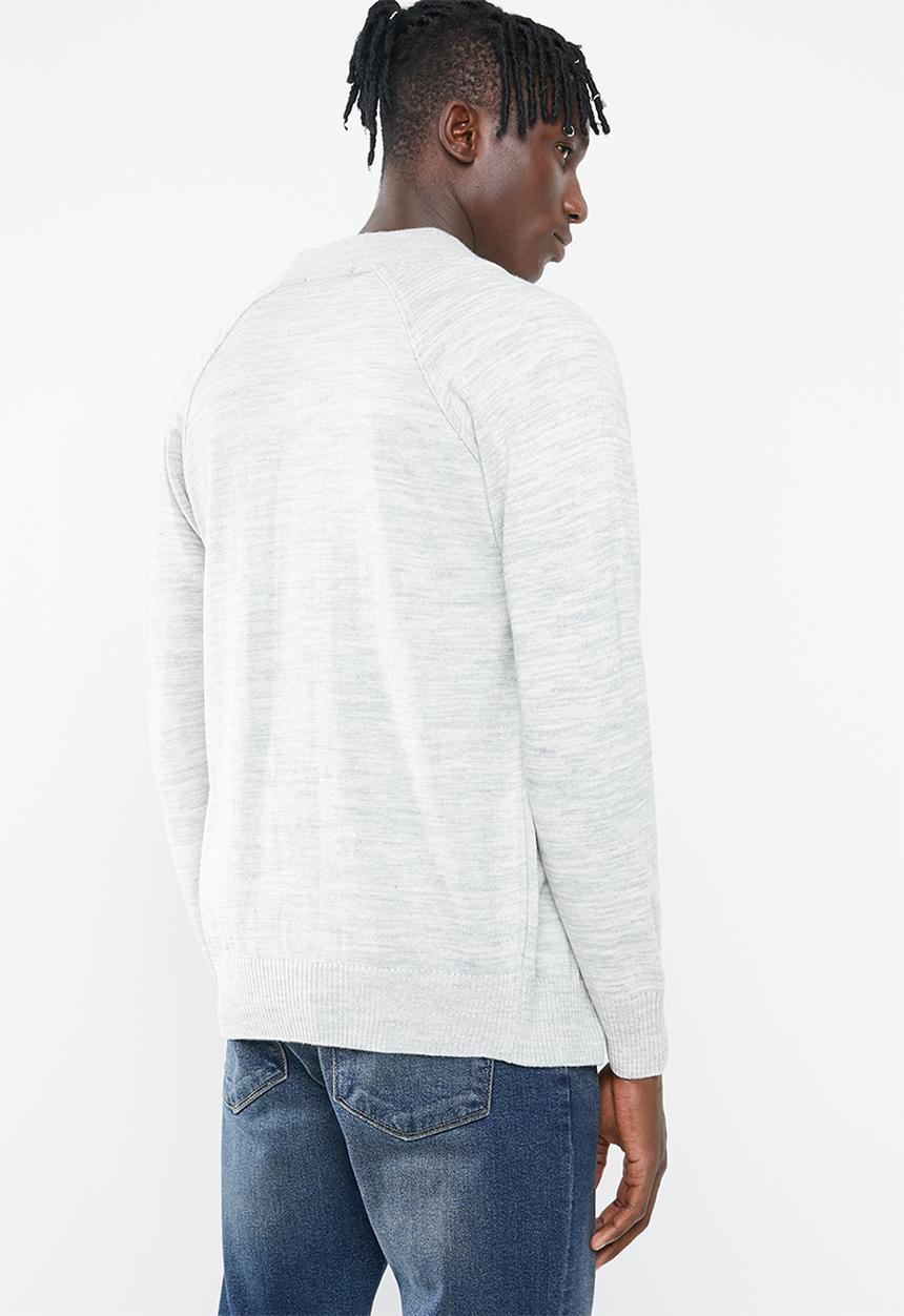 Superbalist - Button-through bomber knit - grey
