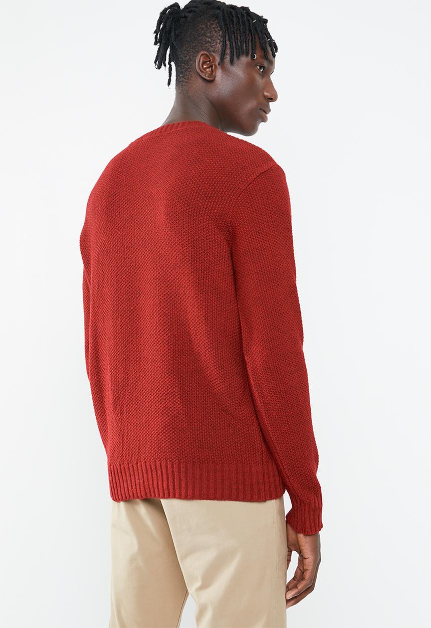 Superbalist - Loose fisherman knit - red