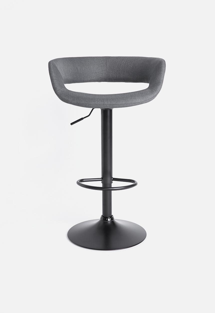 Sixth Floor - Grace barstool gas - dark grey