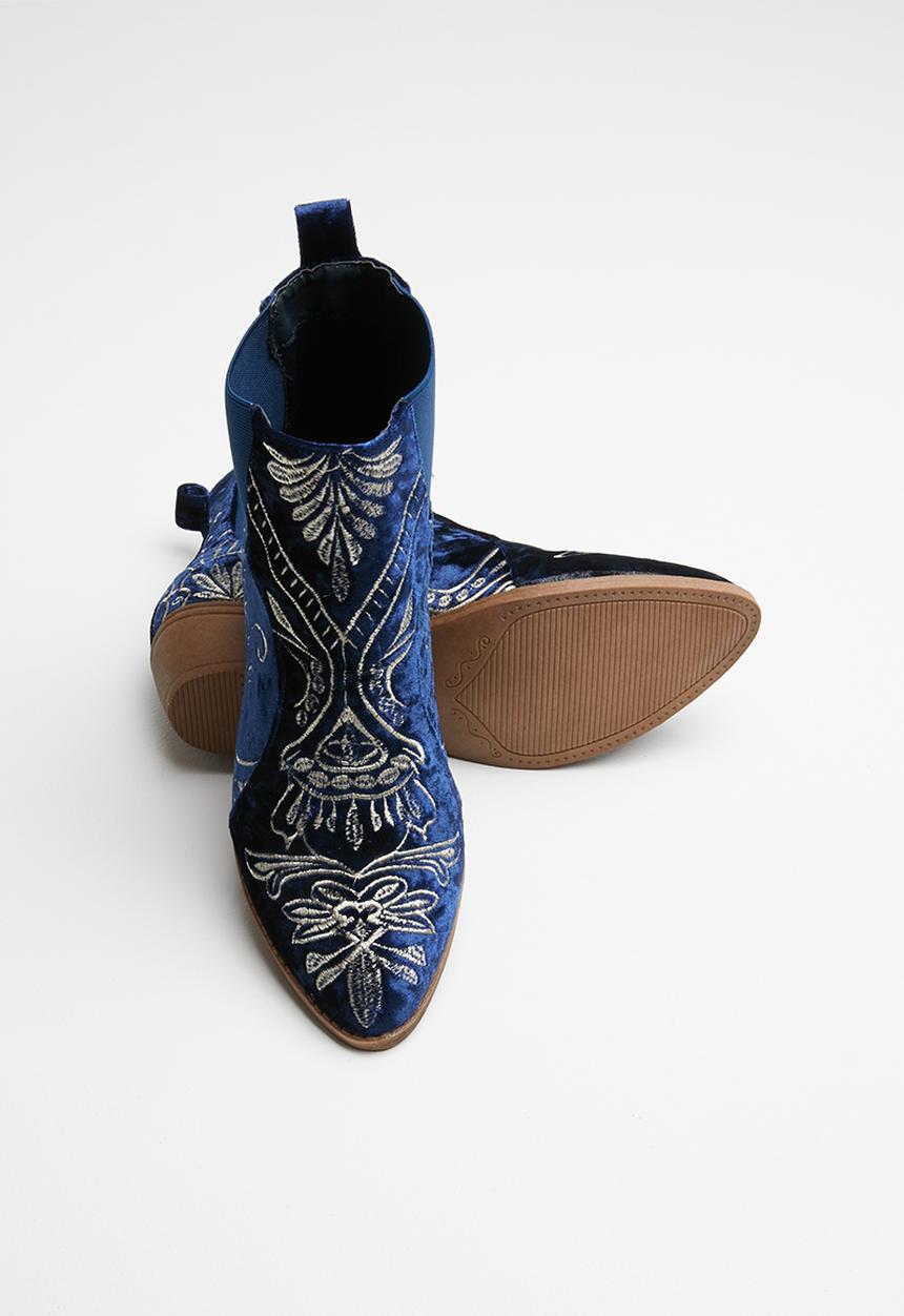 Jada - Cowboy ankle boot - navy