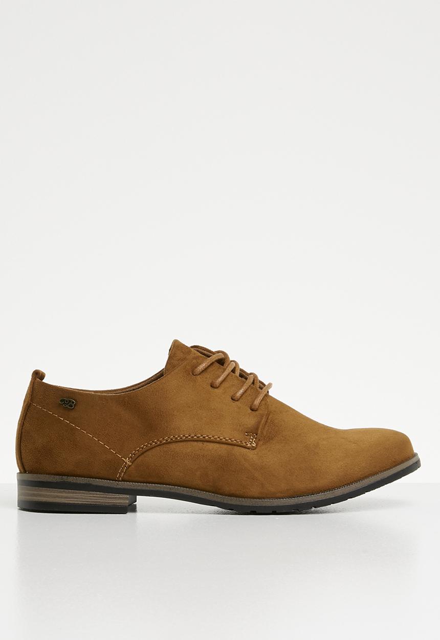 Miss Black - Lace up brogue - tan
