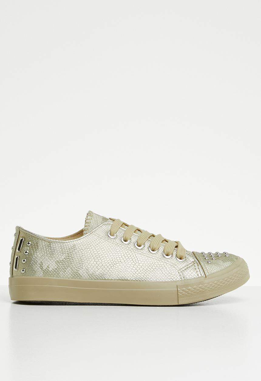 Miss Black - Odette sneaker - gold