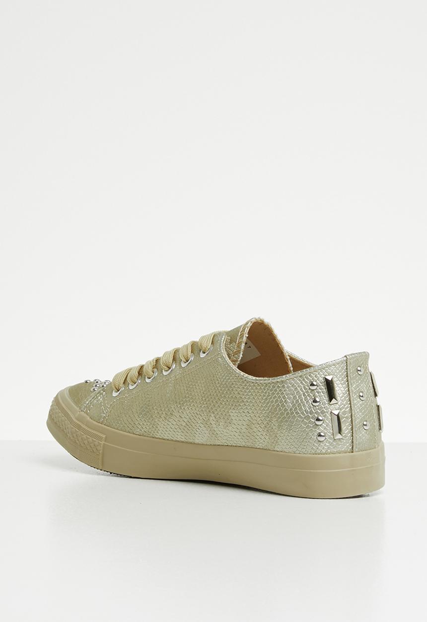Miss Black - Odette sneaker - gold