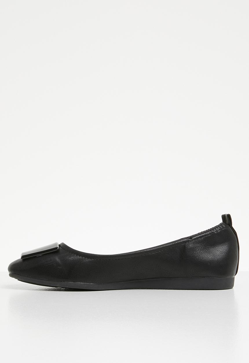 Butterfly Feet - Selby back elastic pump - black