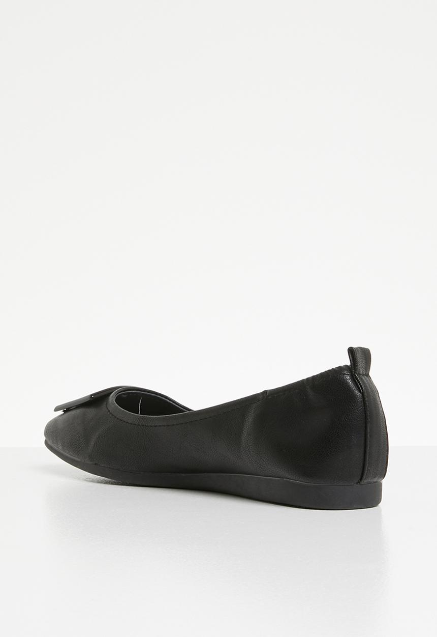 Butterfly Feet - Selby back elastic pump - black