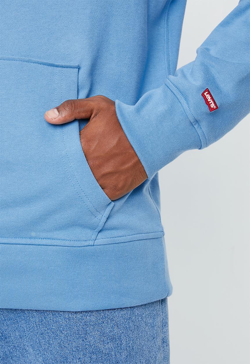 Levi’s® - Classic tab hoodie - blue & white