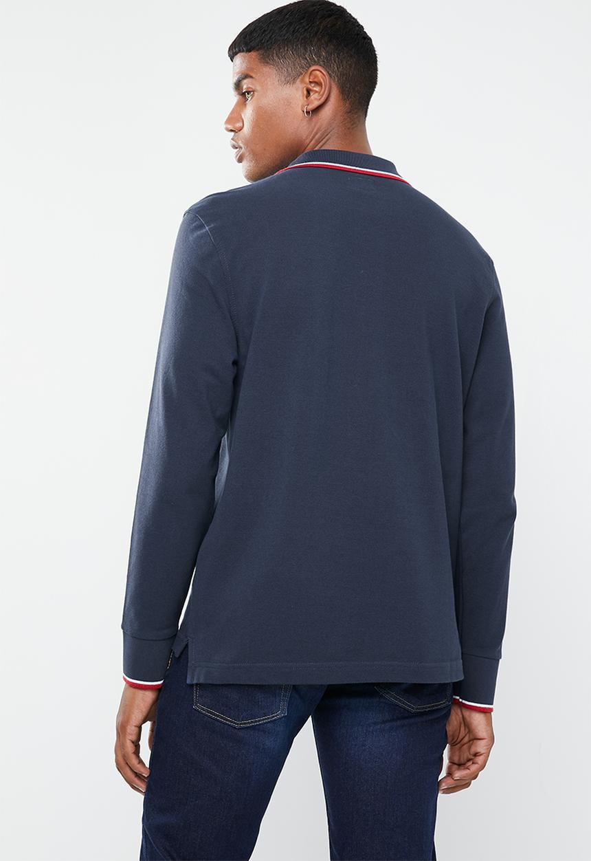 Levi’s® - Long sleeve modern HM polo patch tee - navy