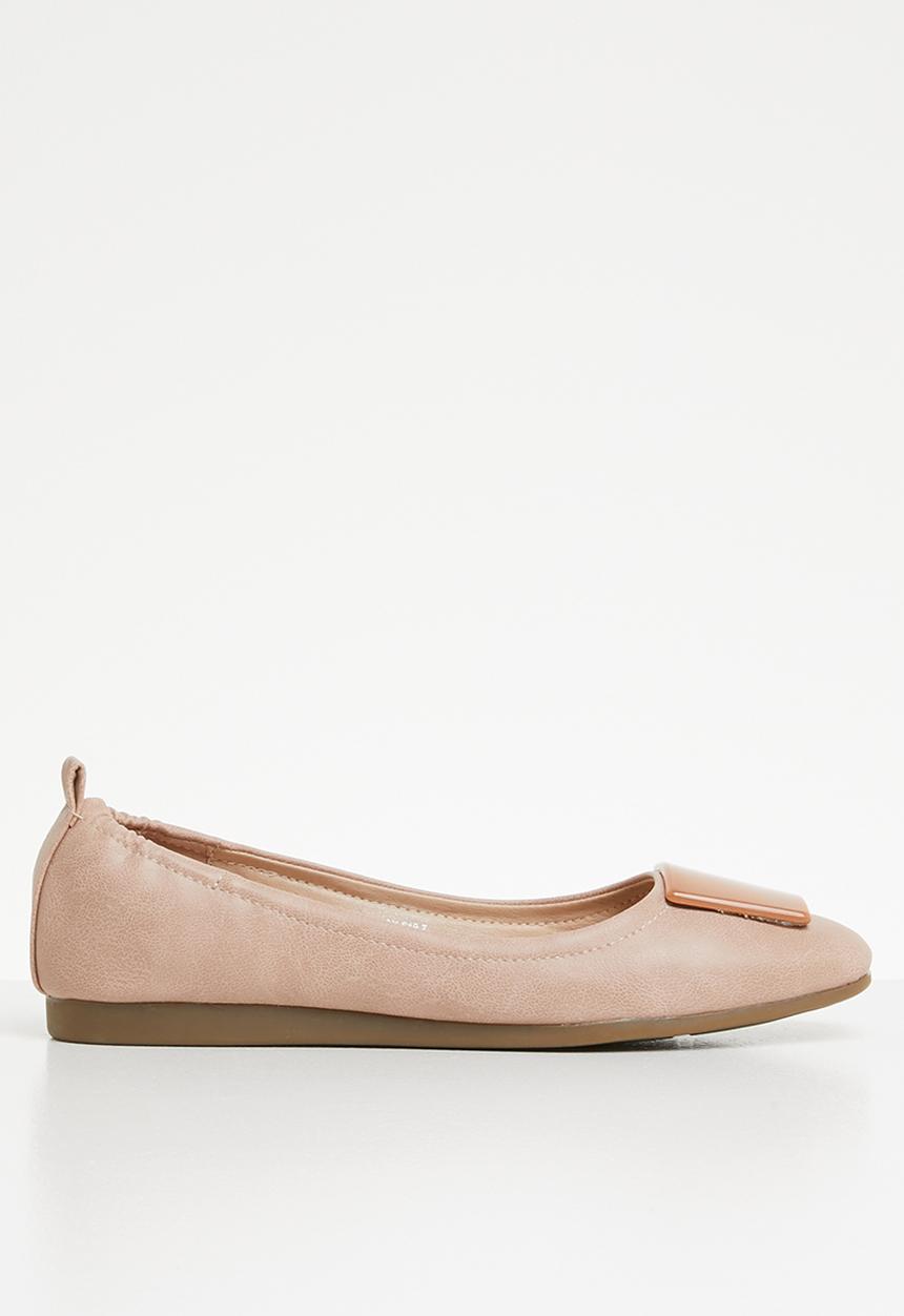 Butterfly Feet - Selby pump - dirty pink