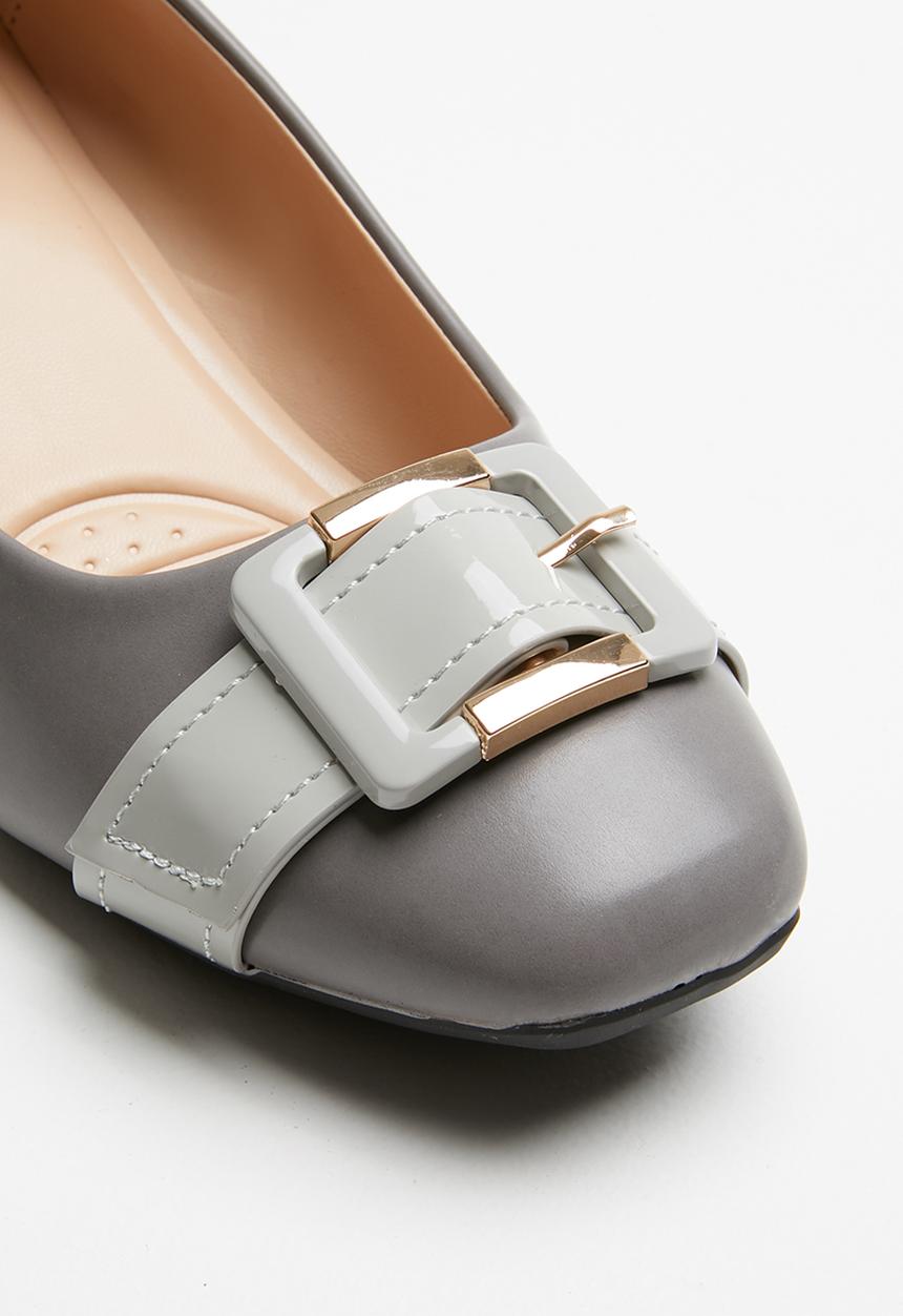 Butterfly Feet - Autumn heel - grey