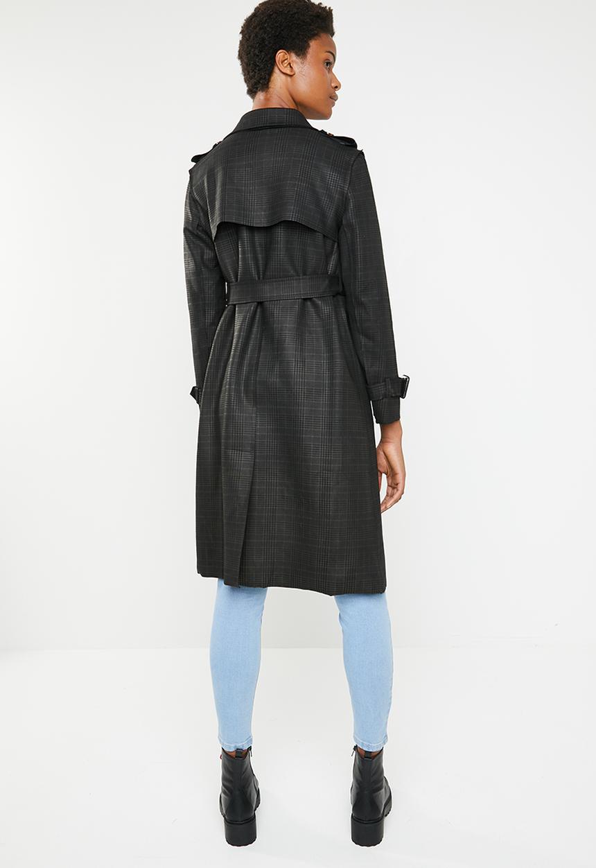 dailyfriday - Check coat - black & grey
