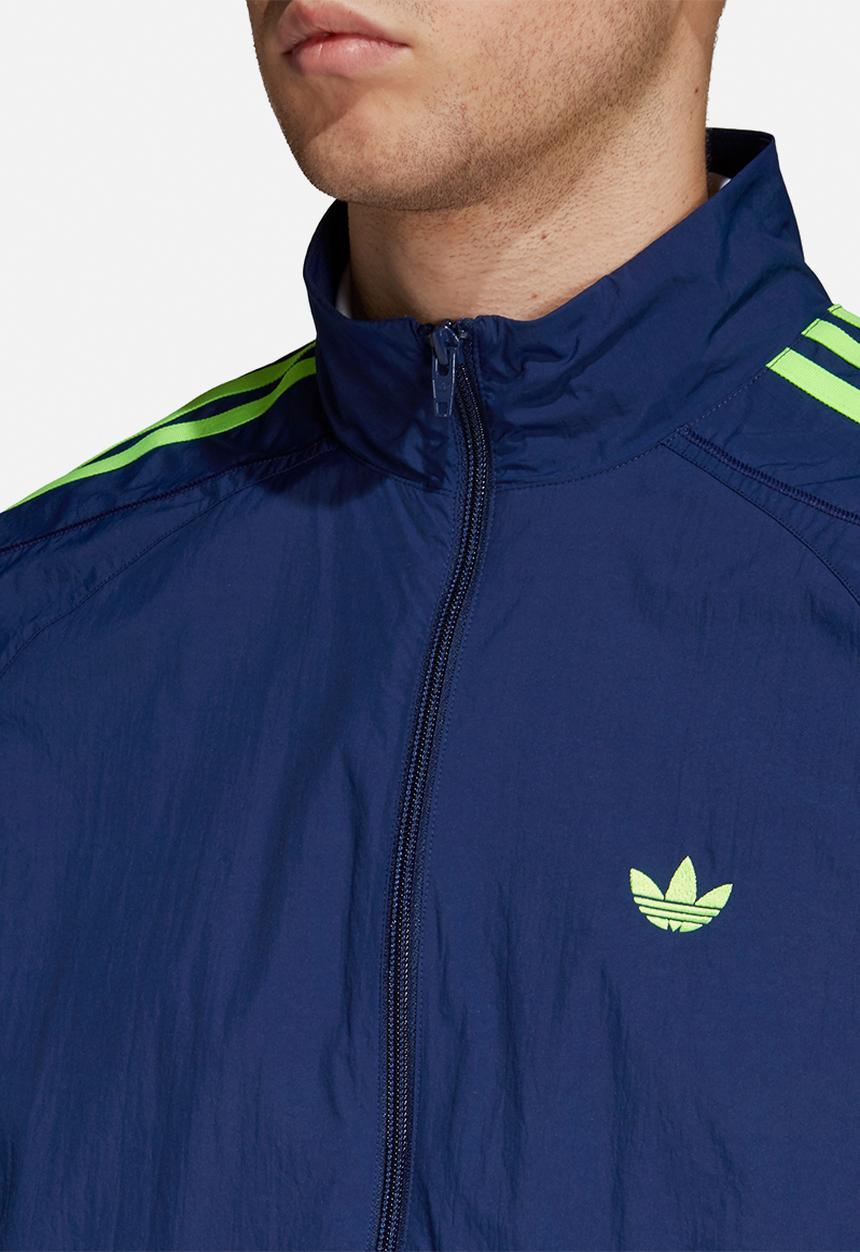 adidas Originals - Flames RK woven track top - blue