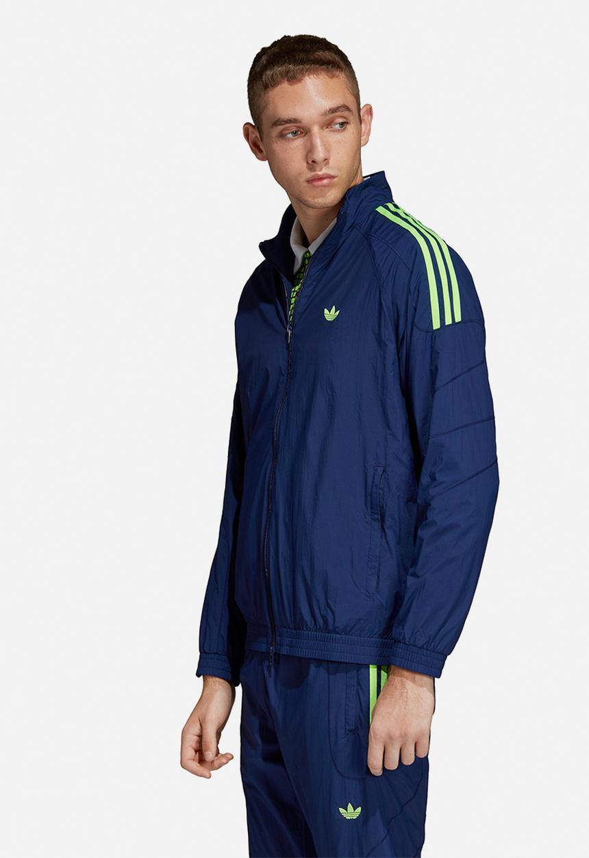 adidas Originals - Flames RK woven track top - blue