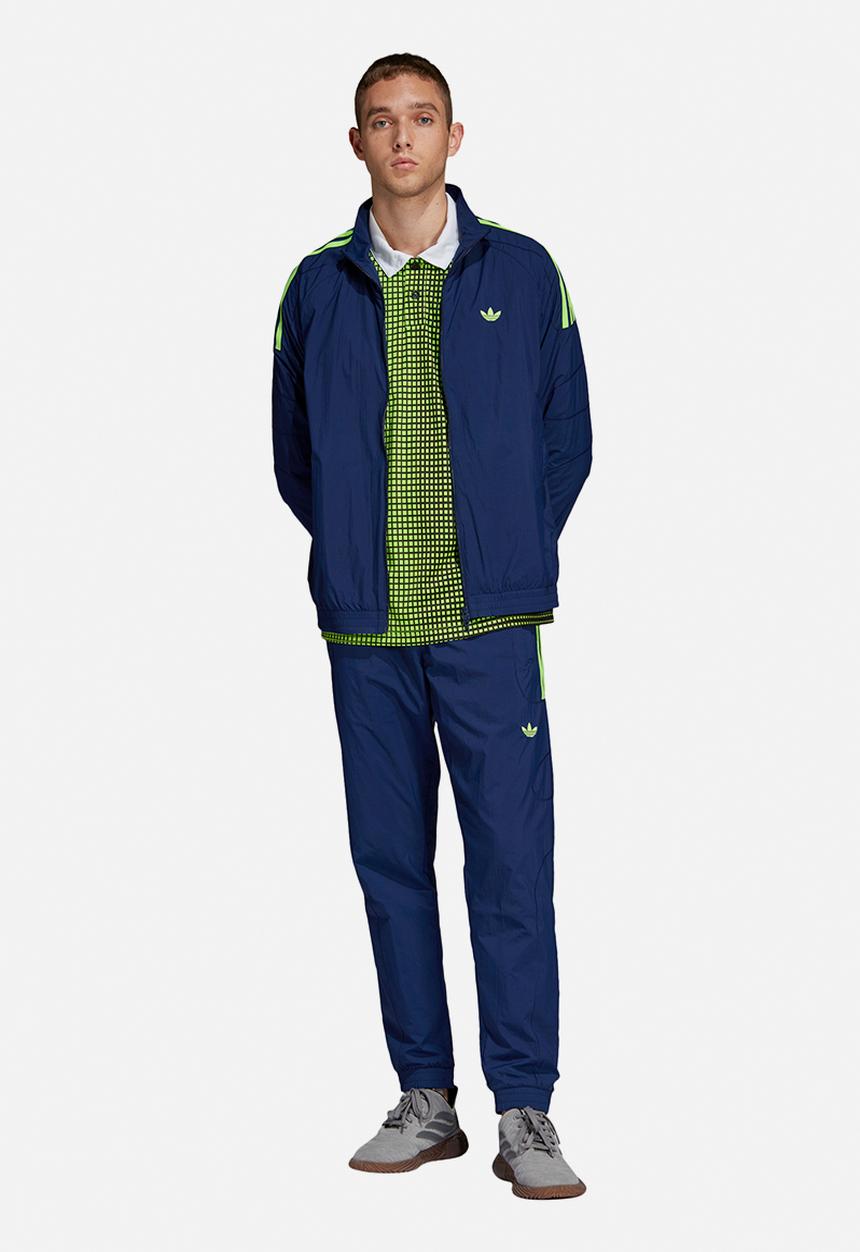 adidas Originals - Flames RK woven track top - blue