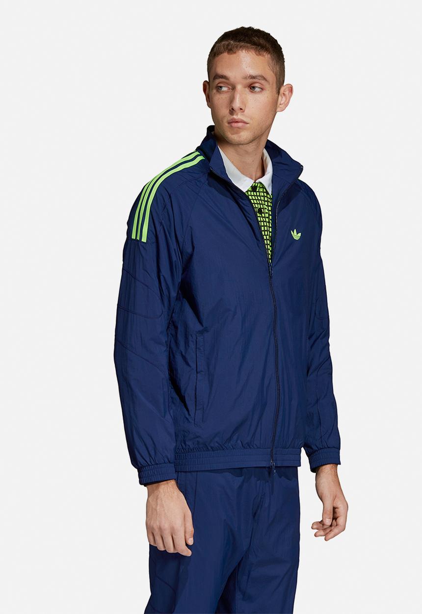 adidas Originals - Flames RK woven track top - blue