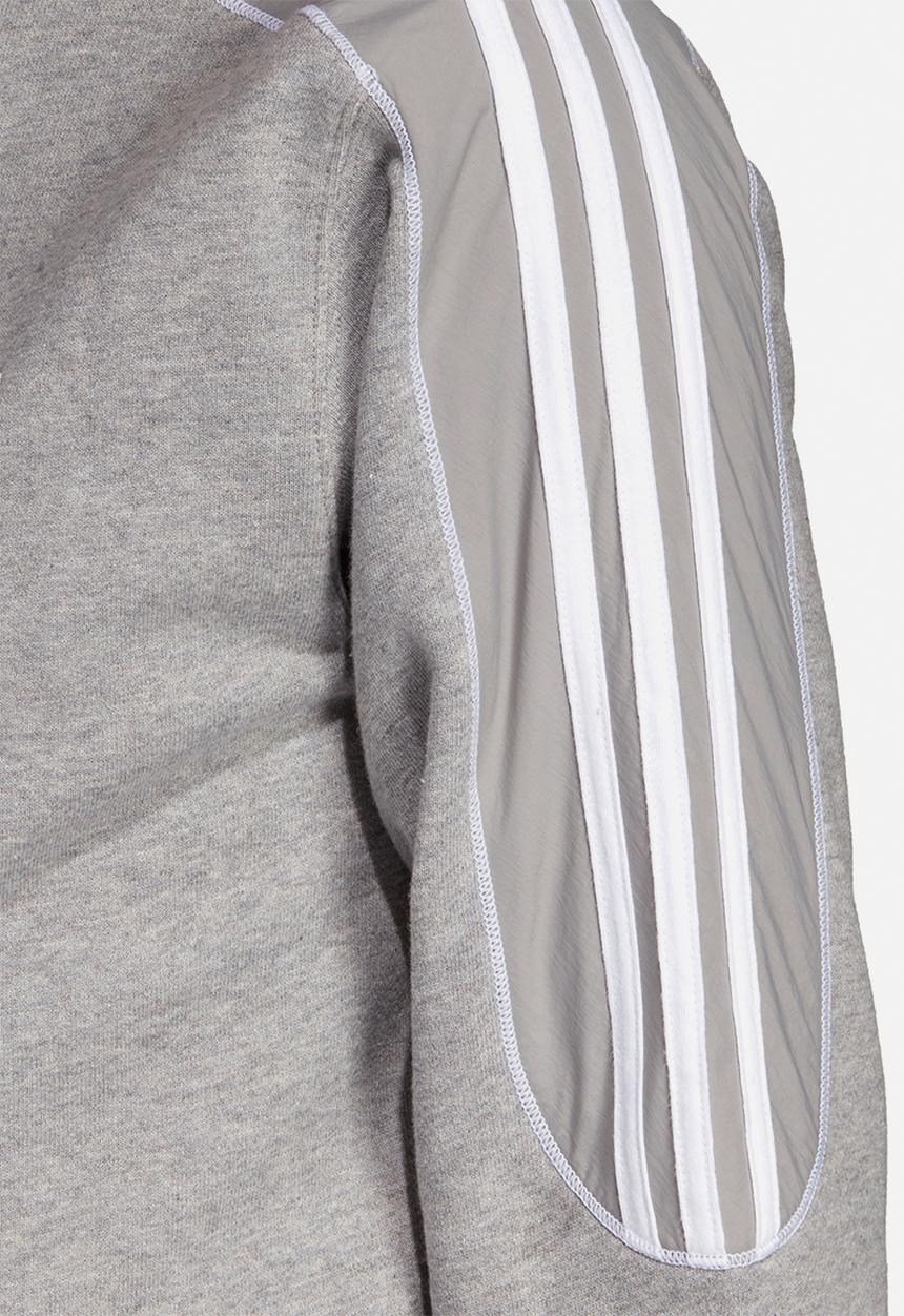 adidas Originals - Radkin full zip hoodie - grey & white