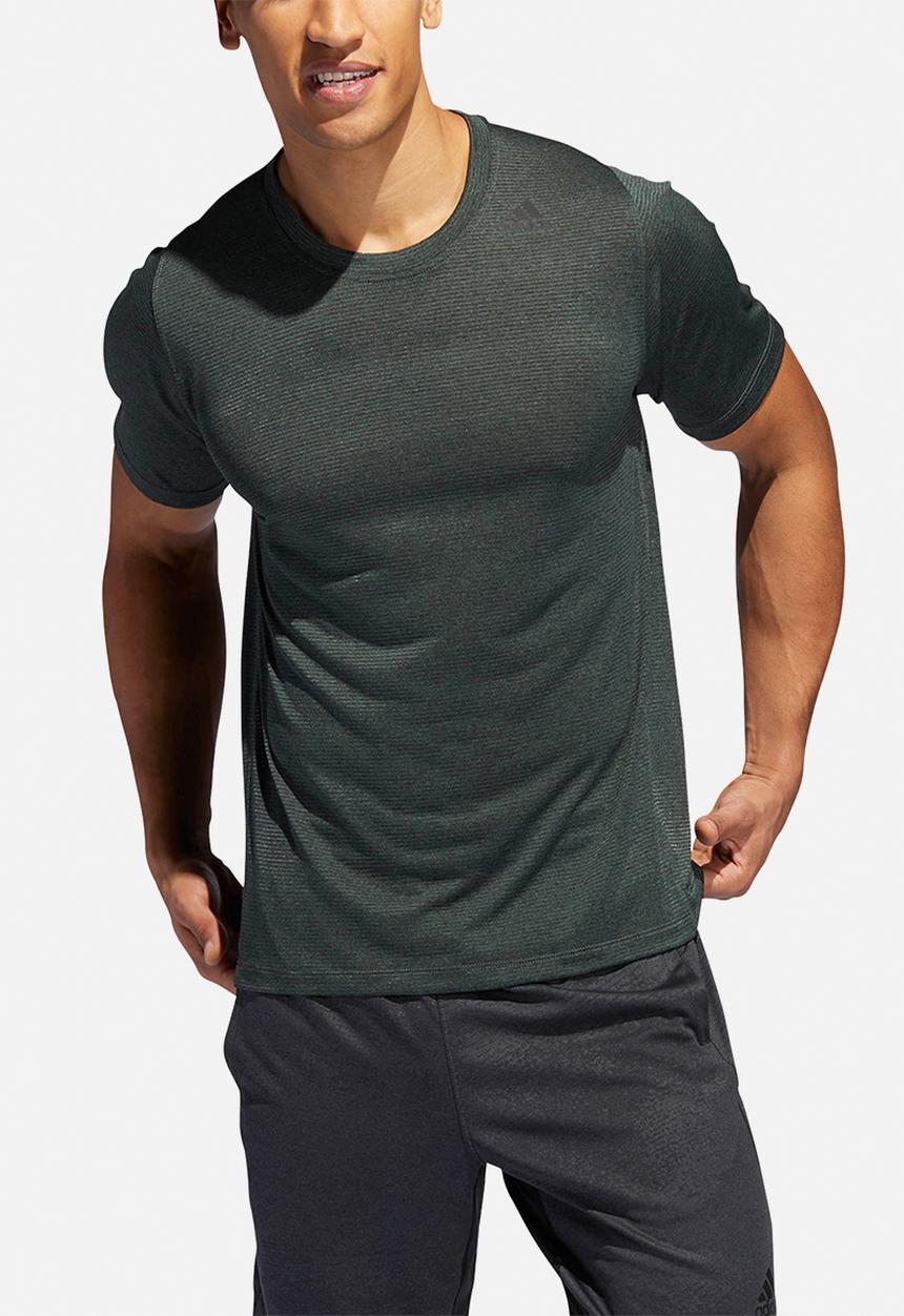 adidas Performance - FL_TEC crew short sleeve top - grey