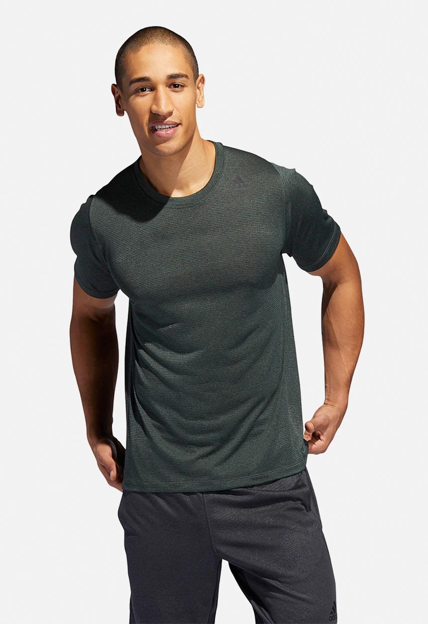 adidas Performance - FL_TEC crew short sleeve top - grey