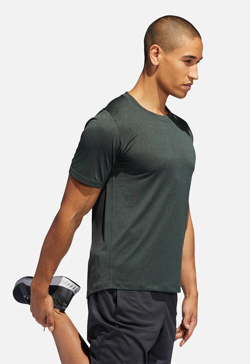 adidas Performance - FL_TEC crew short sleeve top - grey