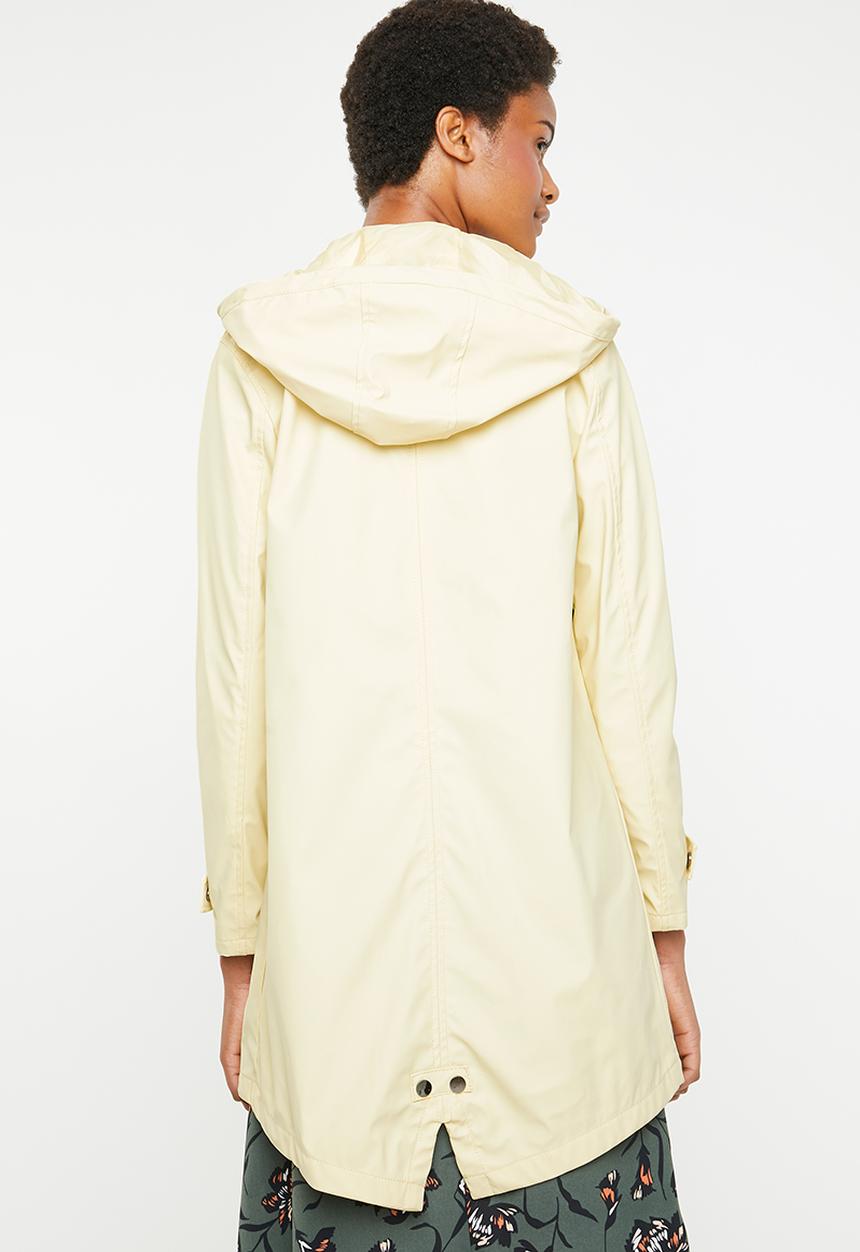 New Look - Longline anorak parker jacket - yellow