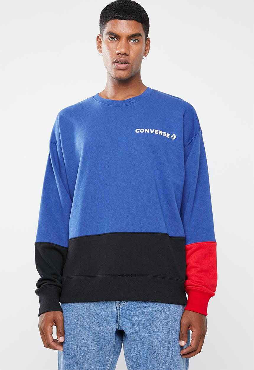 Converse - One star block pack crew neck sweatshirt - multi 