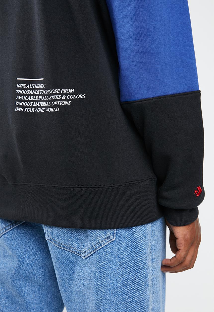 Converse - One star block pack crew neck sweatshirt - multi 