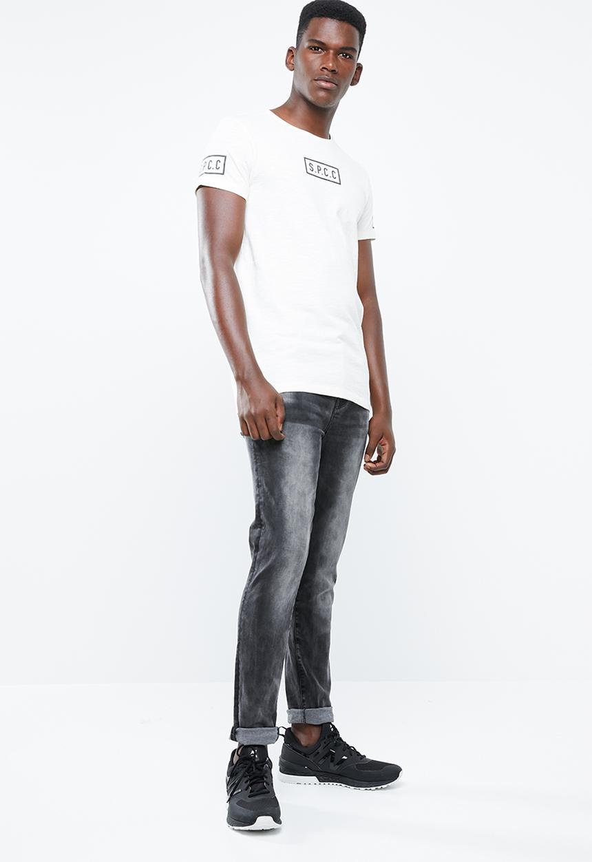 S.P.C.C - Trench denim jeans - black