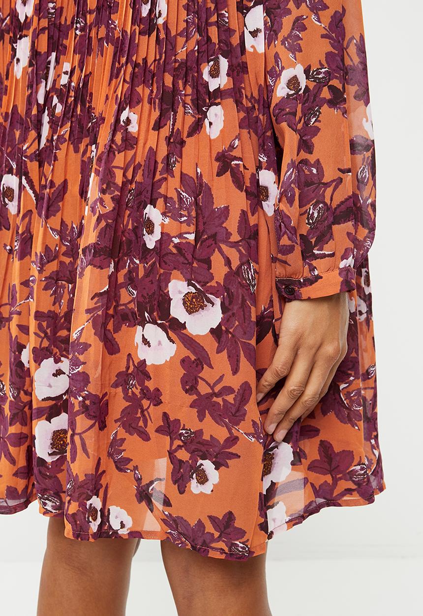 Vero Moda - Karen long sleeve short dress - multi