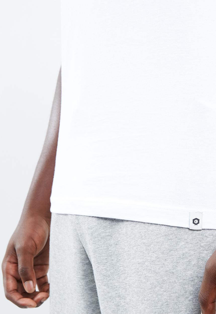 Jack & Jones - Logan short sleeve regular fit tee - white