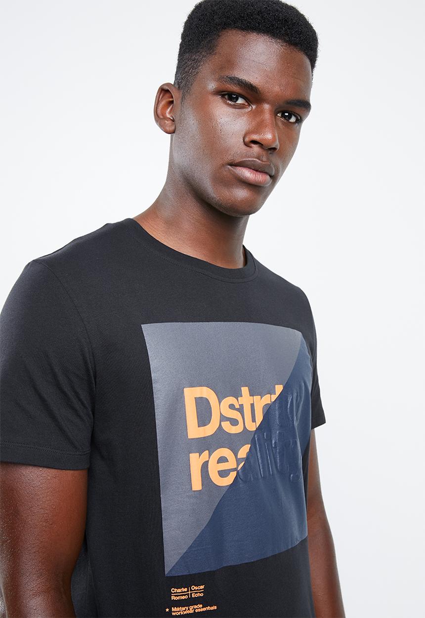 Jack & Jones - Logan short sleeve regular fit tee - black