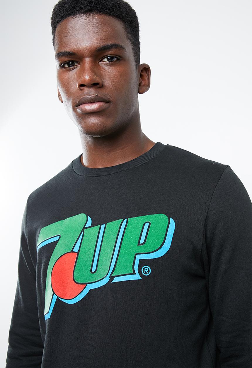 Jack & Jones - Jorpeup sweat crew - black