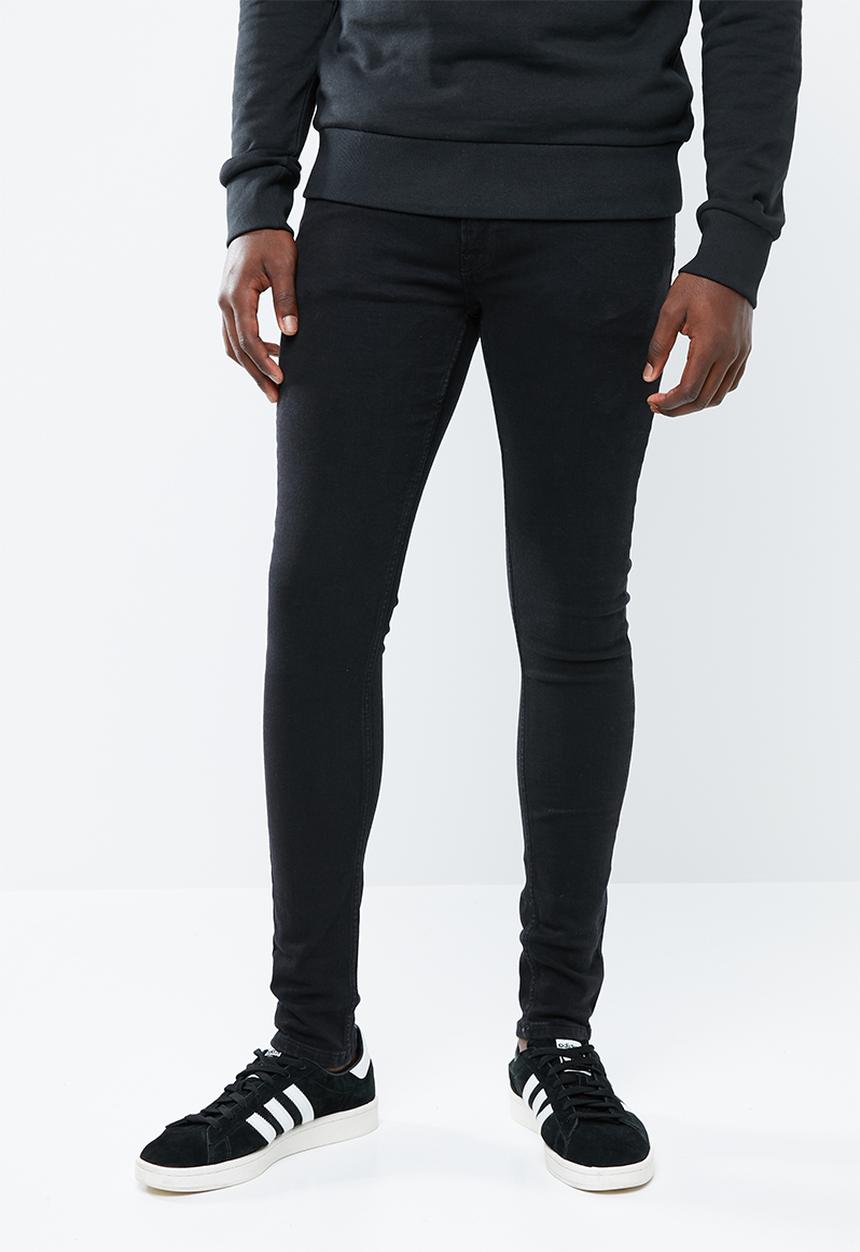 Jack & Jones - Tom skinny fit jeans - black