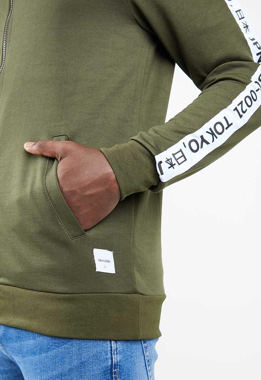 Only & Sons - William bomber - green